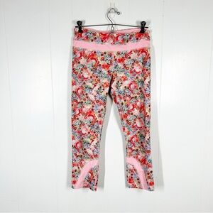 Lululemon Flowabunga Run Inspire Cropped Floral Legging Size 6
